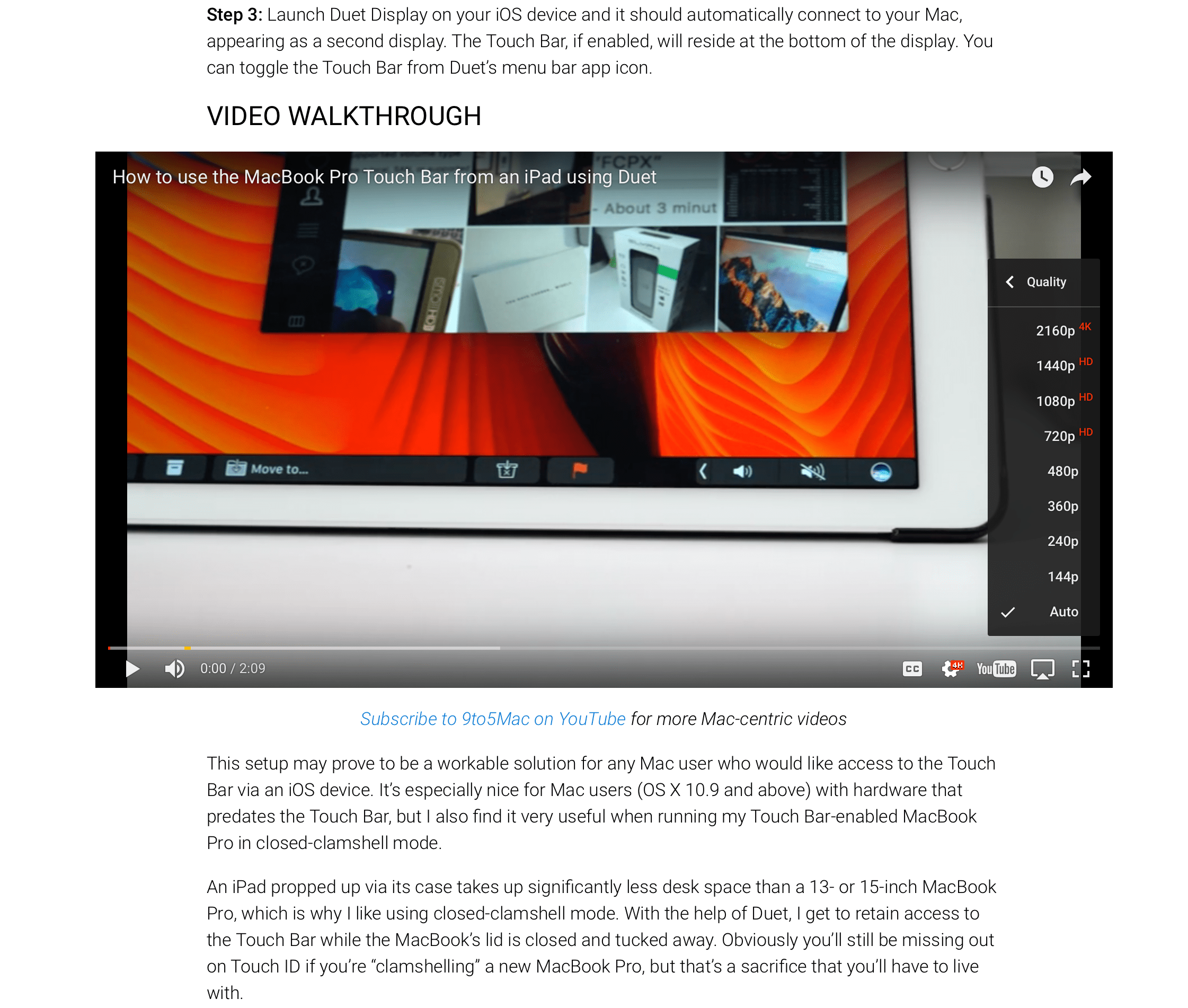 you tube video for new mac owners